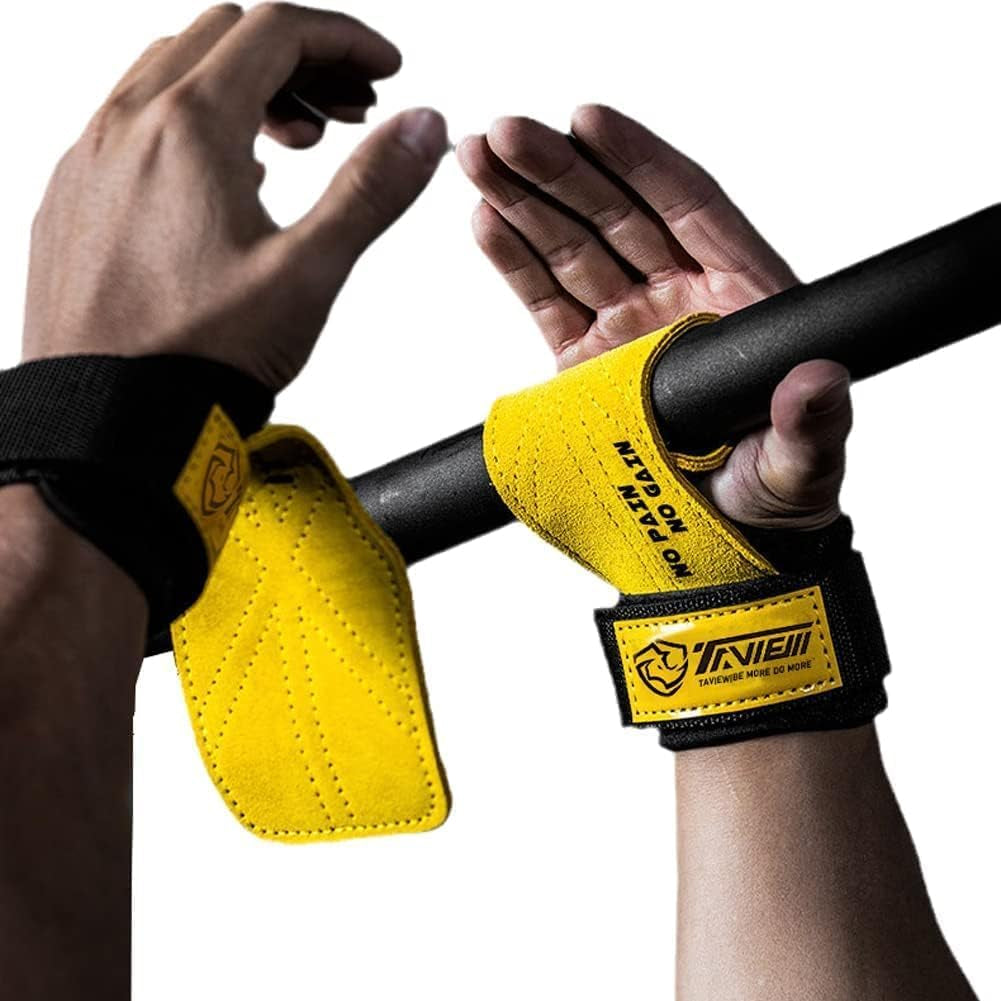 Wrist Straps for Weightlifting for Maximum Grip Support - Lifting Deadlift Strap & Weight Lifting Grips Gloves for Working Out Pull up Deadlifting & Shrugs