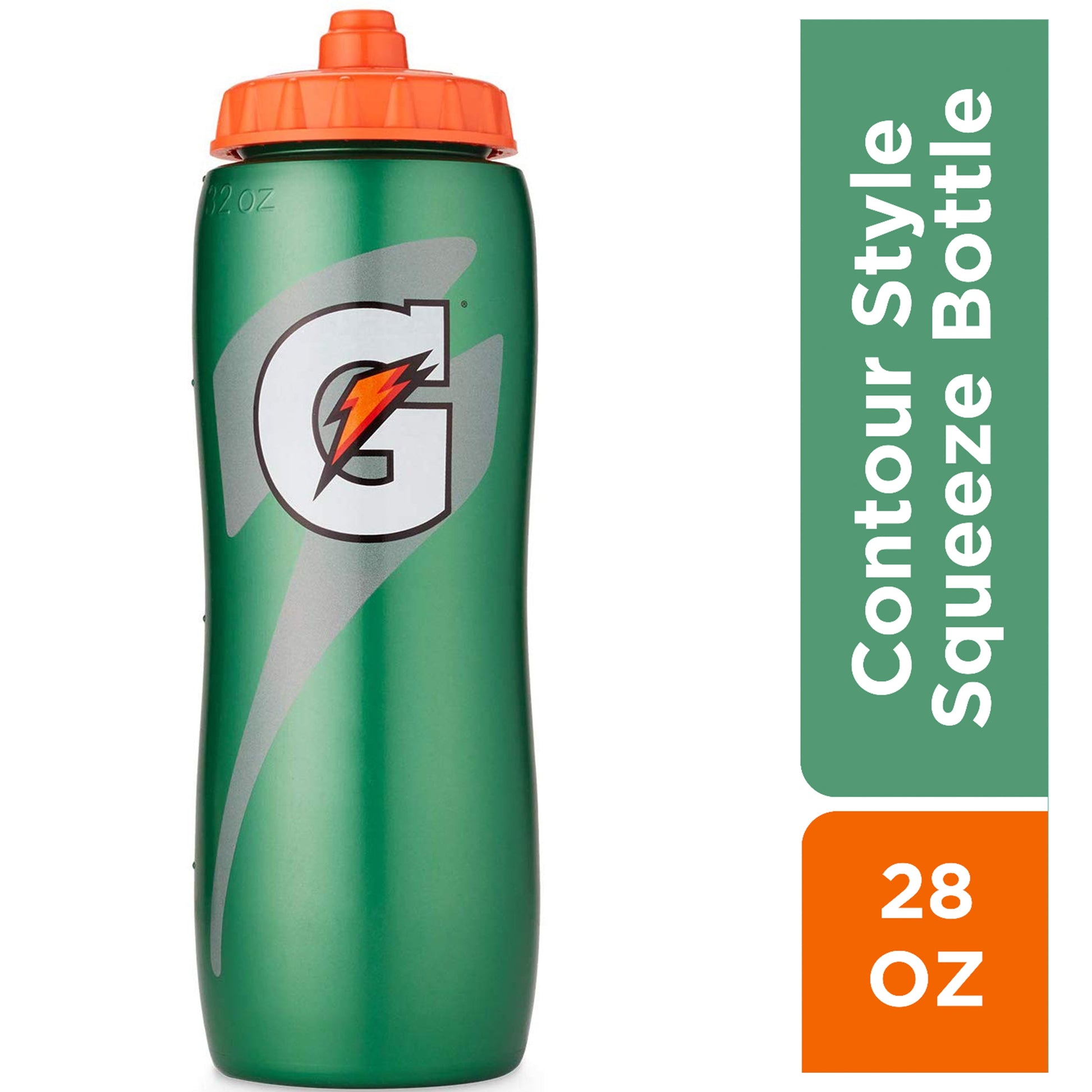 Contour Style Squeeze Water Bottle, 28 Oz